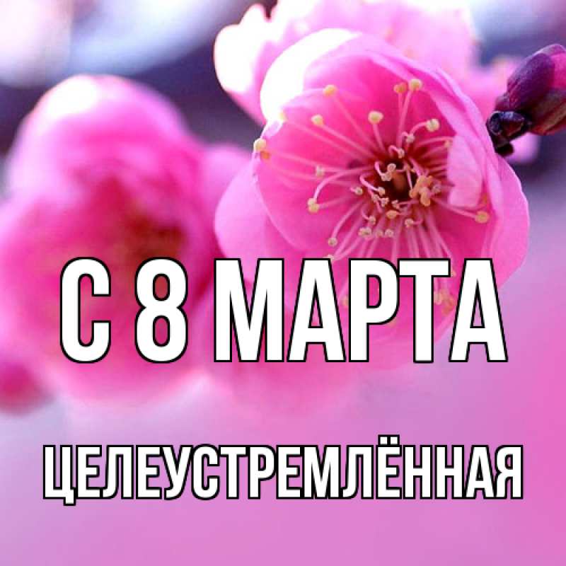 Картинка C 8 МАРТА, Целеустремлённая