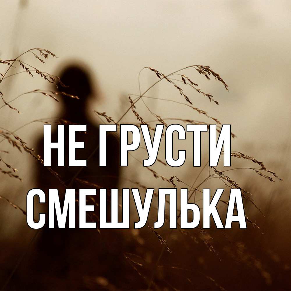 Открытка на каждый день с именем, Смешулька Не грусти грусть Прикольная открытка с пожеланием онлайн скачать бесплатно 