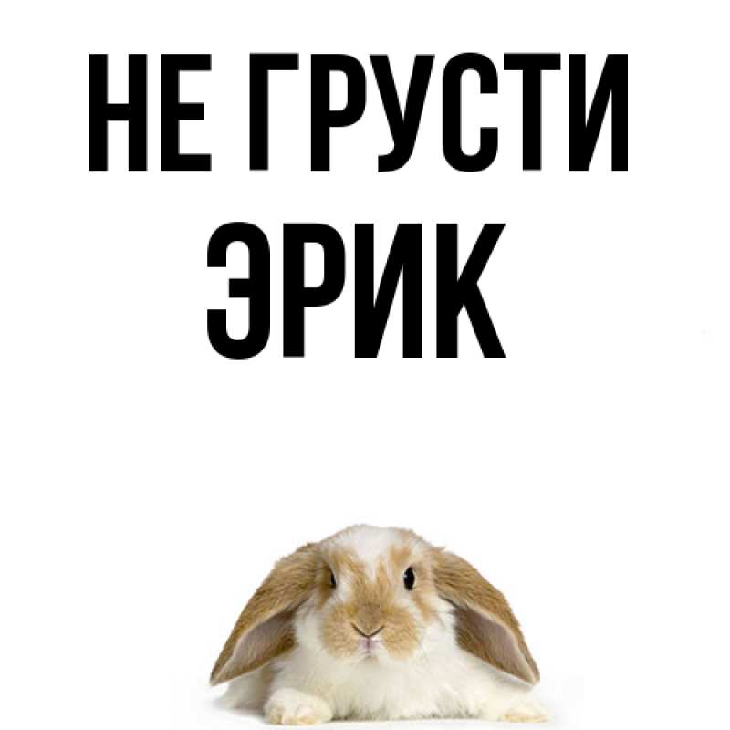 Картинка Не грусти, Эрик