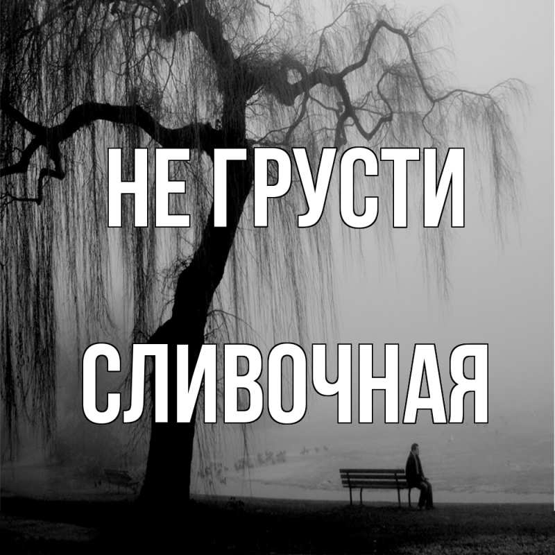 Картинка Не грусти, Сливочная