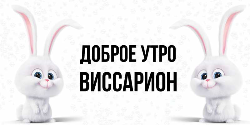 Картинка Доброе утро, Виссарион