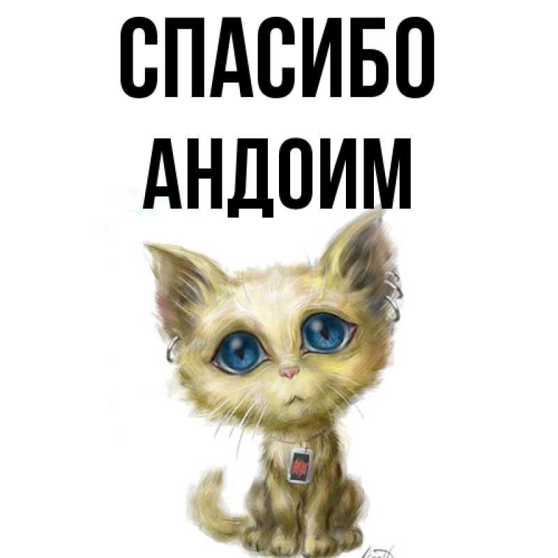 Картинка Спасибо, Андоим