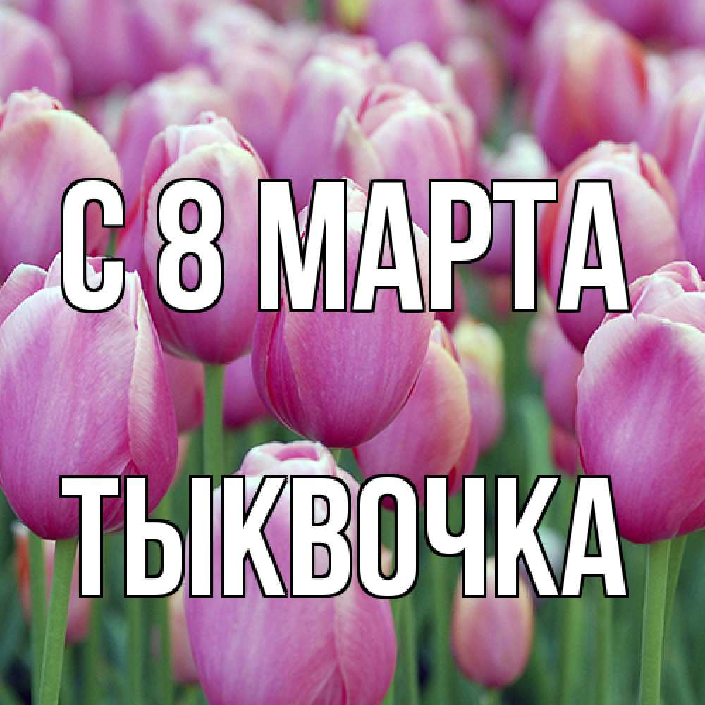 Открытка на каждый день с именем, тыквочка C 8 МАРТА на международный женский день 3 Прикольная открытка с пожеланием онлайн скачать бесплатно 