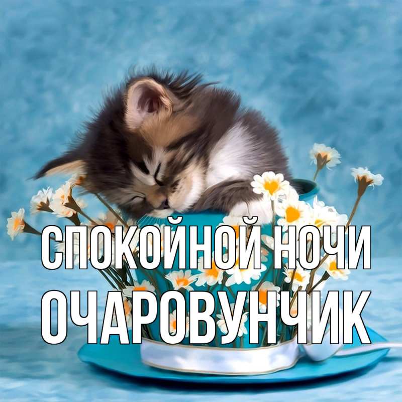 Картинка Спокойной ночи, Очаpовунчик