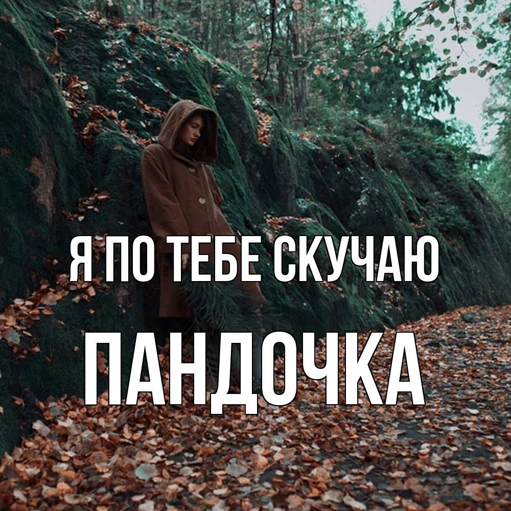 Открытка на каждый день с именем, пандочка Я по тебе скучаю скука 1 Прикольная открытка с пожеланием онлайн скачать бесплатно 
