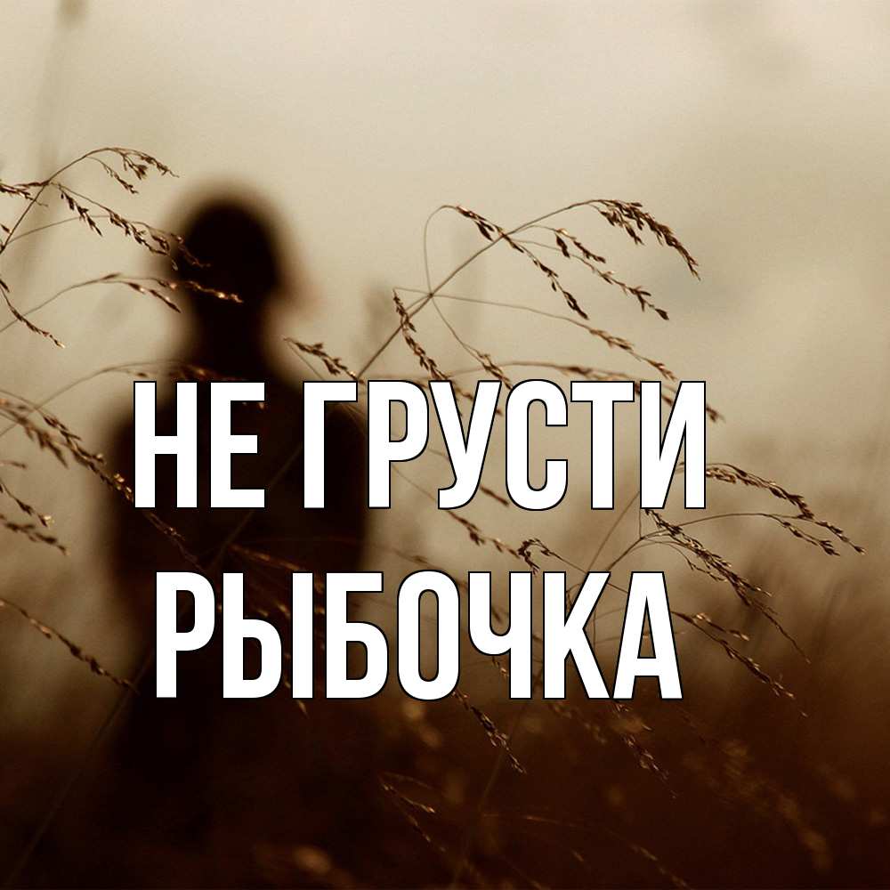 Открытка на каждый день с именем, рыбочка Не грусти грусть Прикольная открытка с пожеланием онлайн скачать бесплатно 