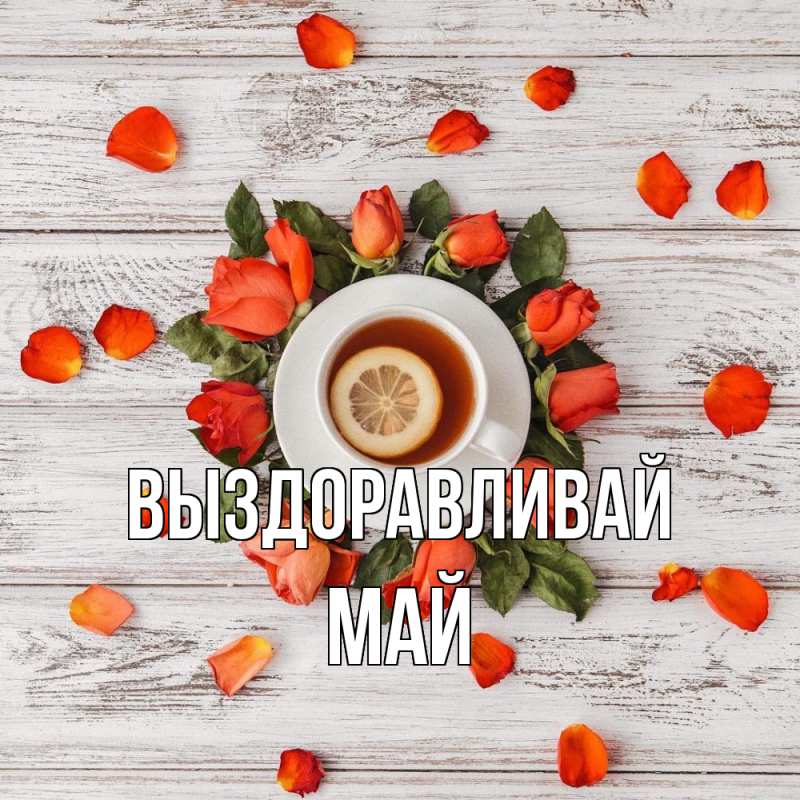 Картинка Выздоравливай, Май
