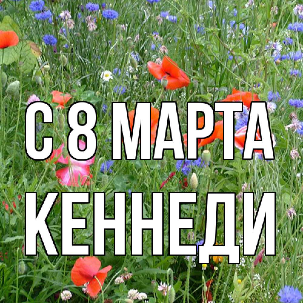 Открытка на каждый день с именем, Кеннеди C 8 МАРТА международный женский день 4 Прикольная открытка с пожеланием онлайн скачать бесплатно 