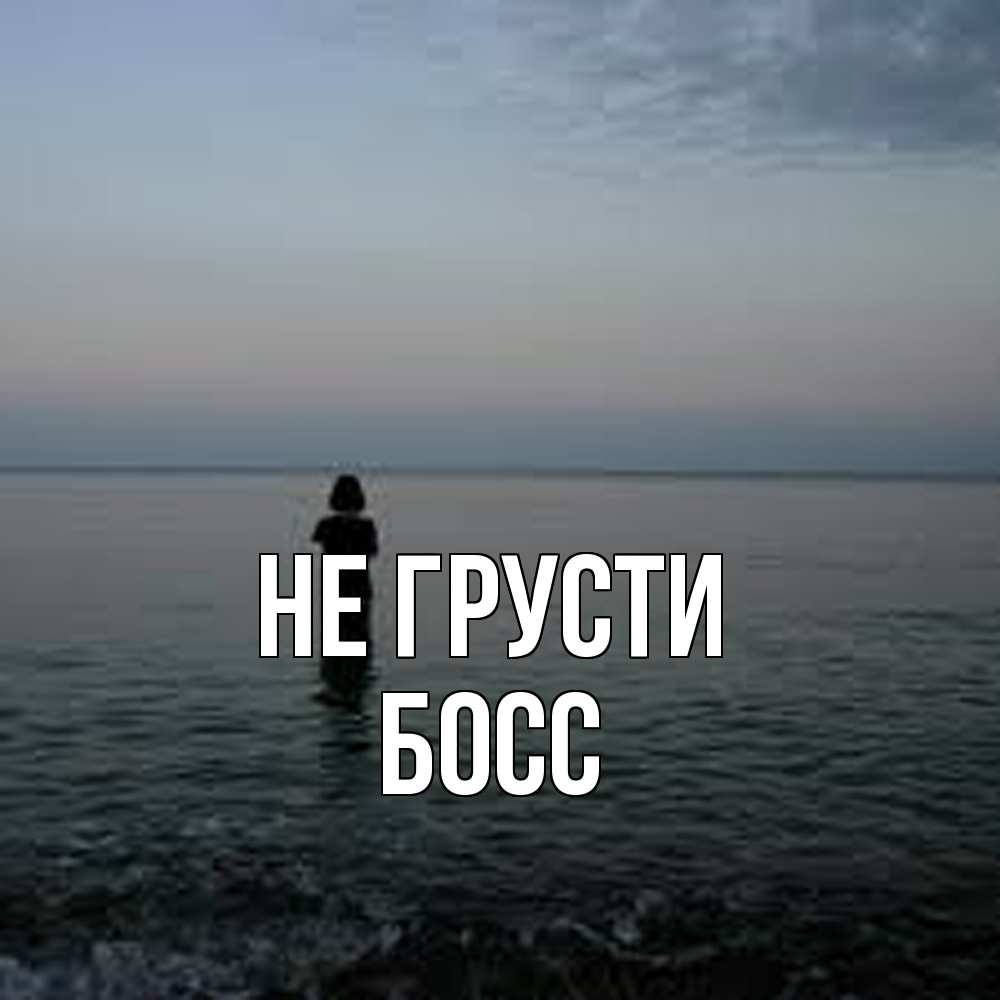 Открытка на каждый день с именем, Босс Не грусти девушка Прикольная открытка с пожеланием онлайн скачать бесплатно 