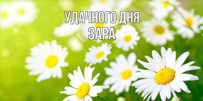 Картинка Удачного дня, Зара