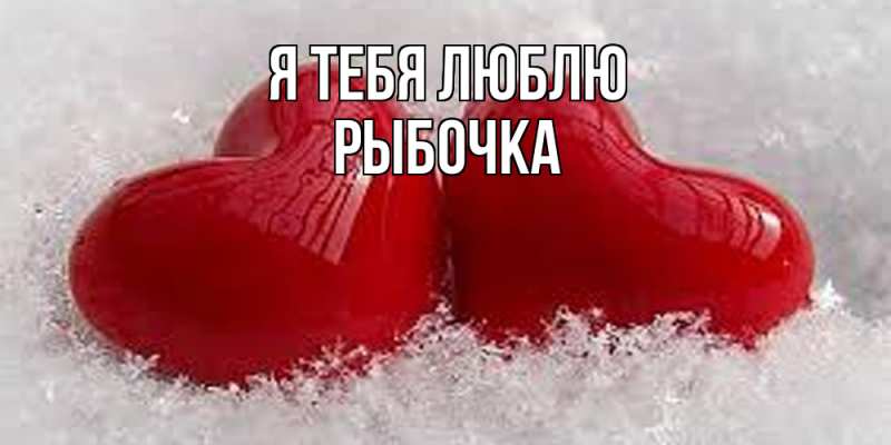 Картинка Я тебя люблю, рыбочка