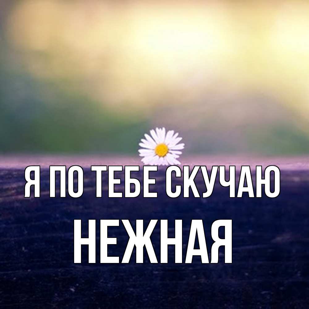 Открытка на каждый день с именем, Нежная Я по тебе скучаю приходи в гости Прикольная открытка с пожеланием онлайн скачать бесплатно 