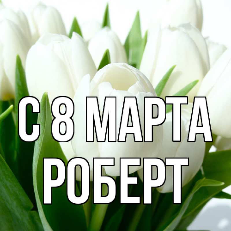 Картинка C 8 МАРТА, Роберт