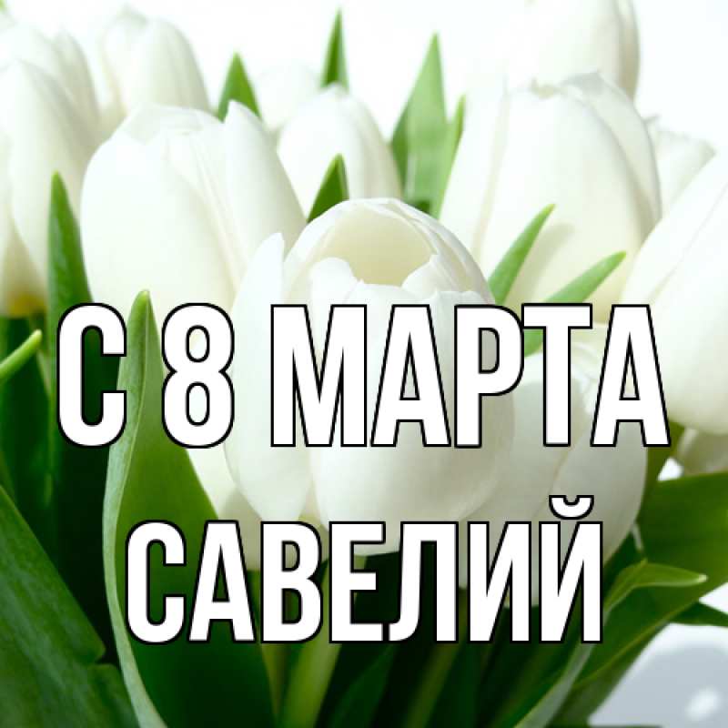 Картинка C 8 МАРТА, Савелий