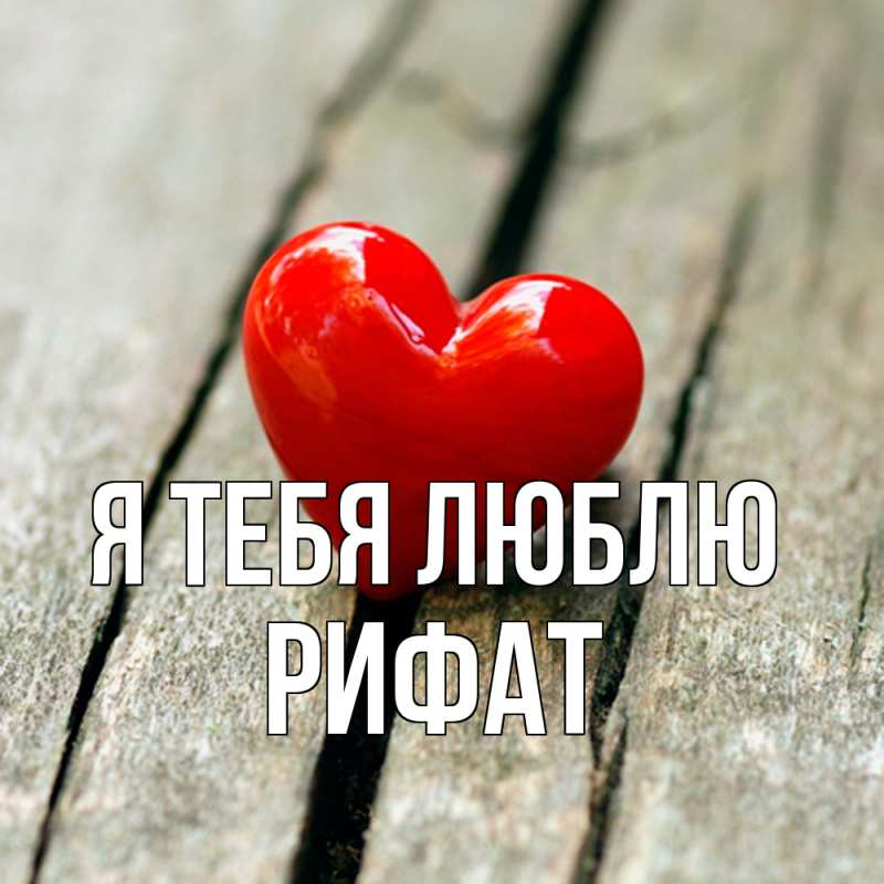 Картинка Я тебя люблю, Рифат