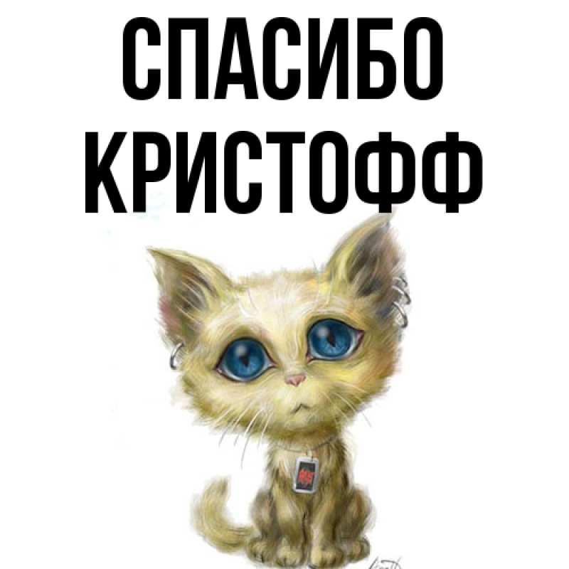 Картинка Спасибо, Кристофф