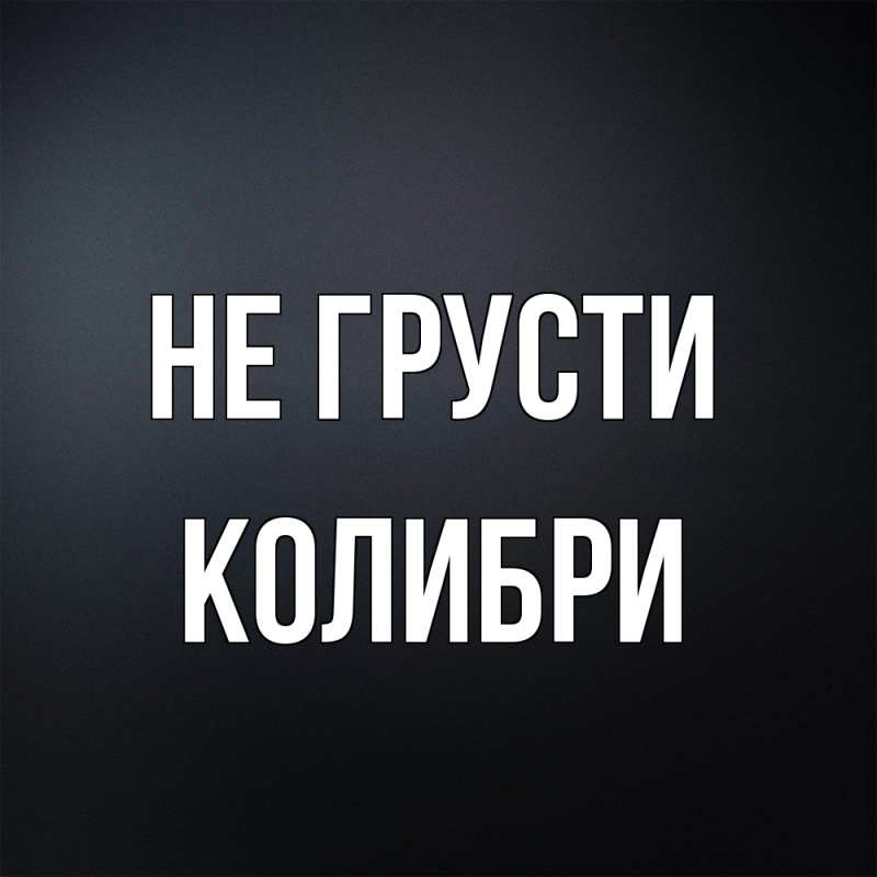 Картинка Не грусти, Колибри