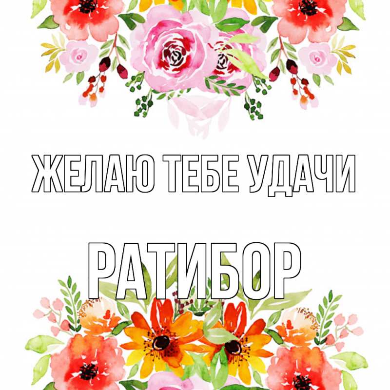 Картинка Желаю тебе удачи, Ратибор