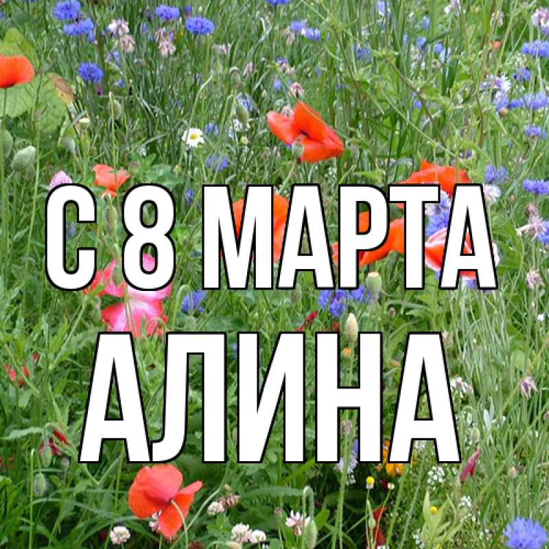 Картинка C 8 МАРТА, Алина