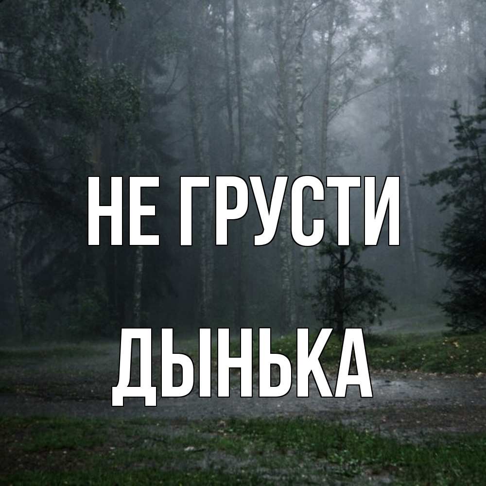 Открытка на каждый день с именем, Дынька Не грусти осень Прикольная открытка с пожеланием онлайн скачать бесплатно 