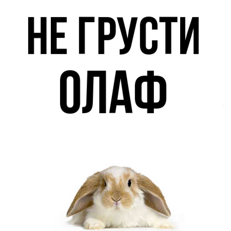 Картинка Не грусти, Олаф