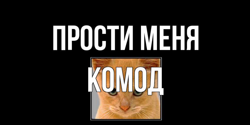 Открытка на каждый день с именем, Комод Прости меня рыжий грустный кот просит прощения Прикольная открытка с пожеланием онлайн скачать бесплатно 