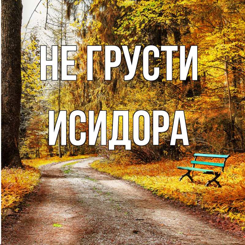 Картинка Не грусти, Исидора