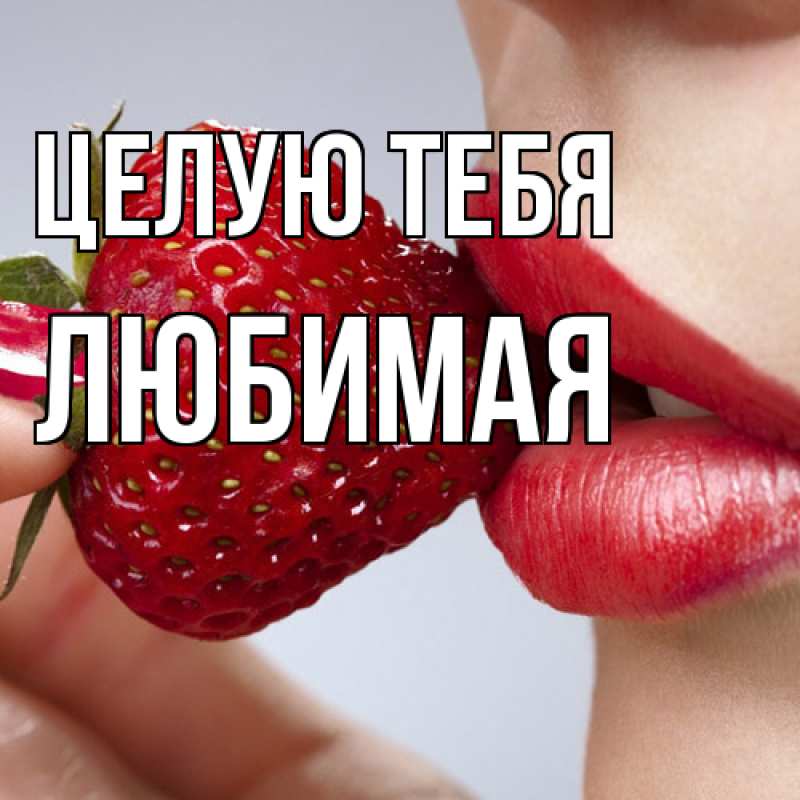 Картинка Целую тебя, Любимая