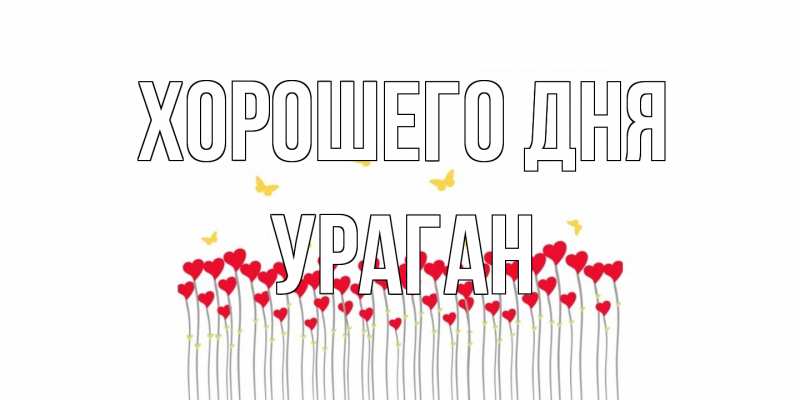 Картинка Хорошего дня, Ураган