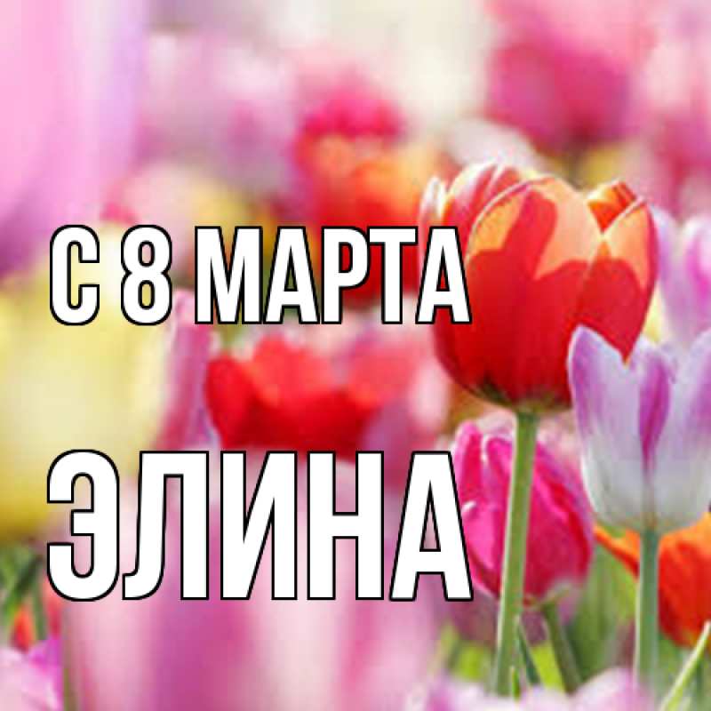 Картинка C 8 МАРТА, Элина