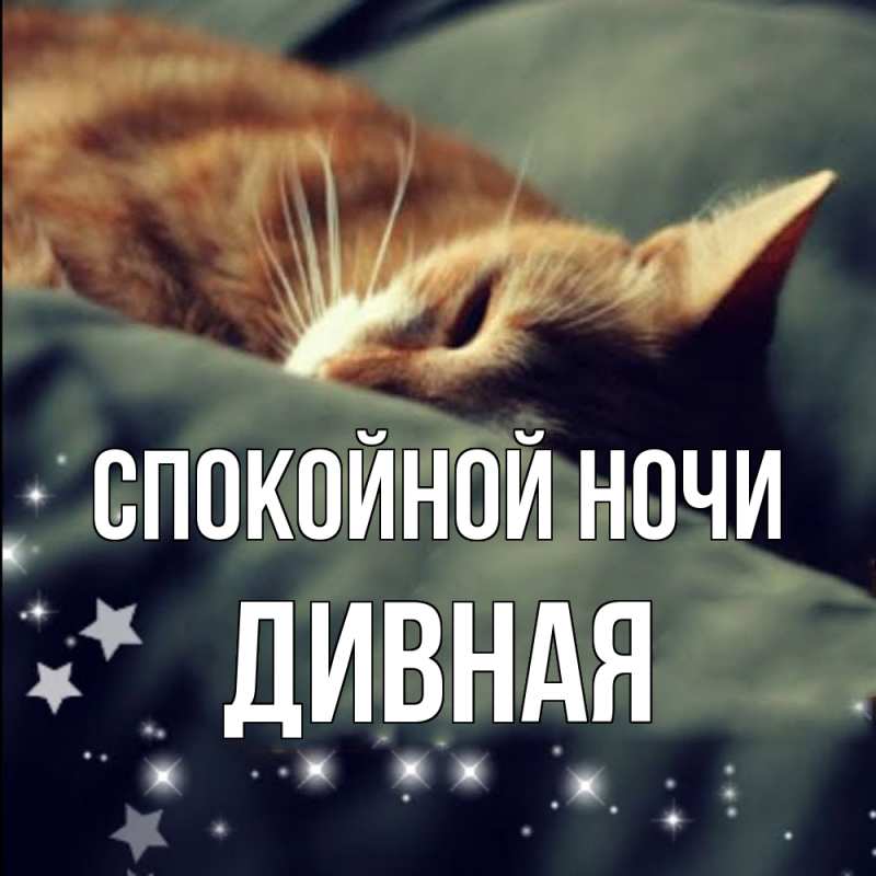Картинка Спокойной ночи, дивная