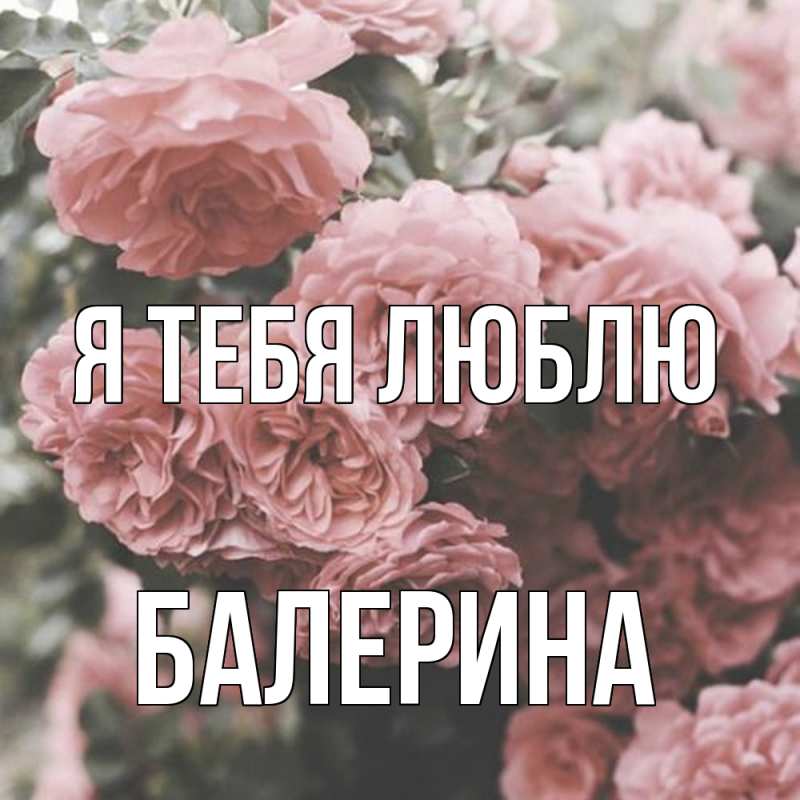 Картинка Я тебя люблю, Балерина