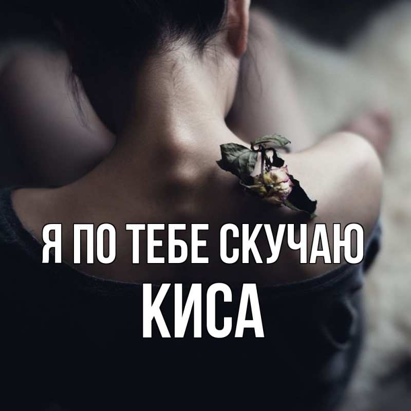 Картинка Я по тебе скучаю, Киса