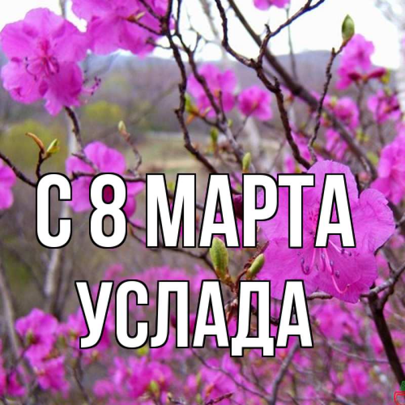 Картинка C 8 МАРТА, услада