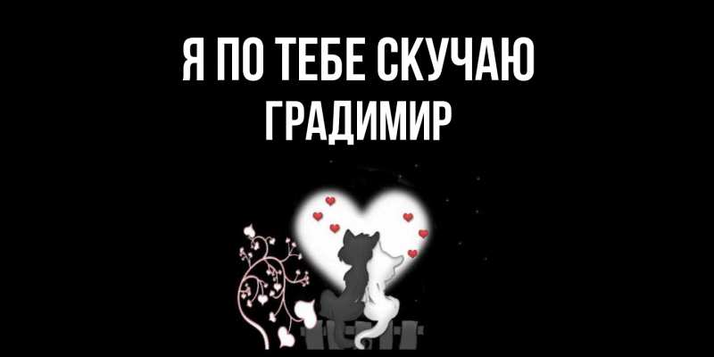 Картинка Я по тебе скучаю, Градимир