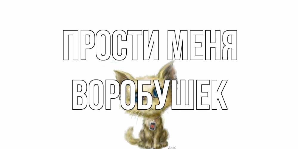 Открытка на каждый день с именем, Воробушек Прости меня прости меня открытка с котиком Прикольная открытка с пожеланием онлайн скачать бесплатно 