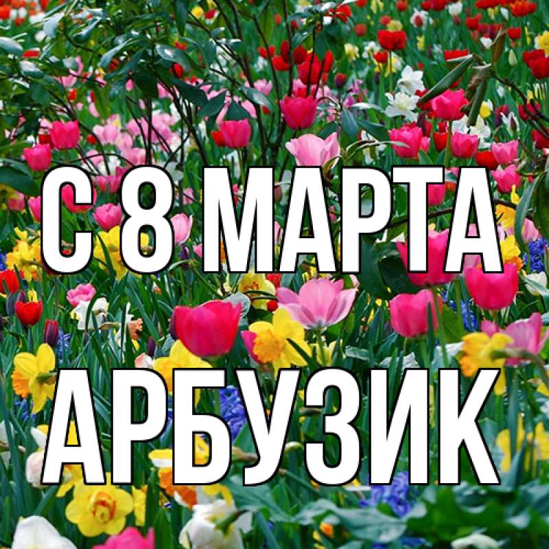 Картинка C 8 МАРТА, Арбузик