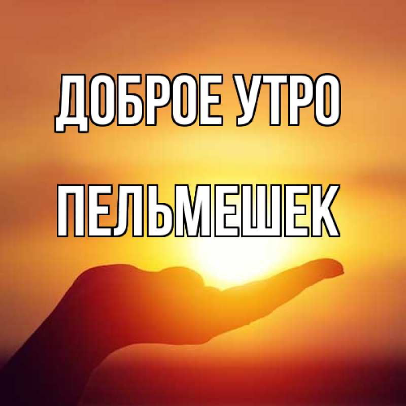 Картинка Доброе утро, пельмешек