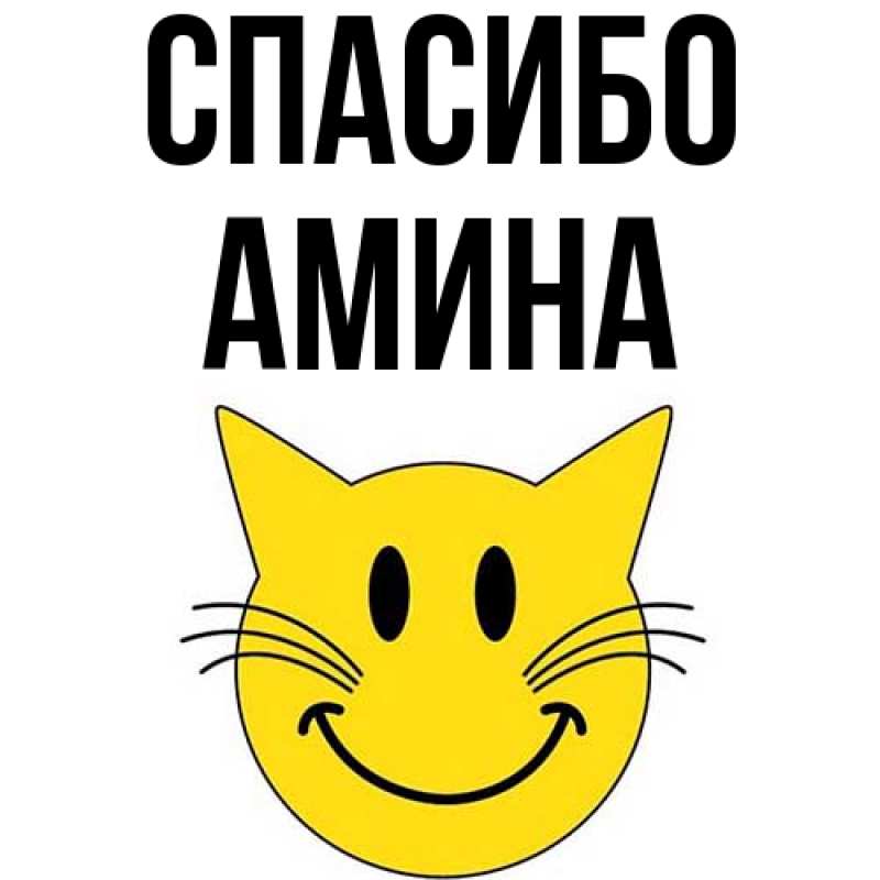 Картинка Спасибо, Амина