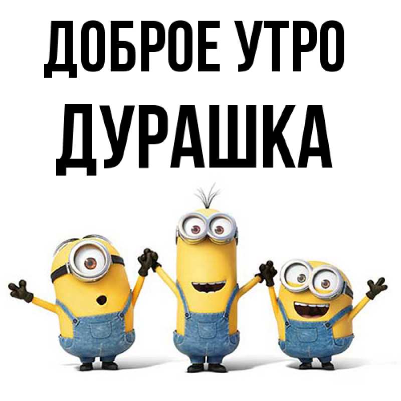Картинка Доброе утро, Дурашка