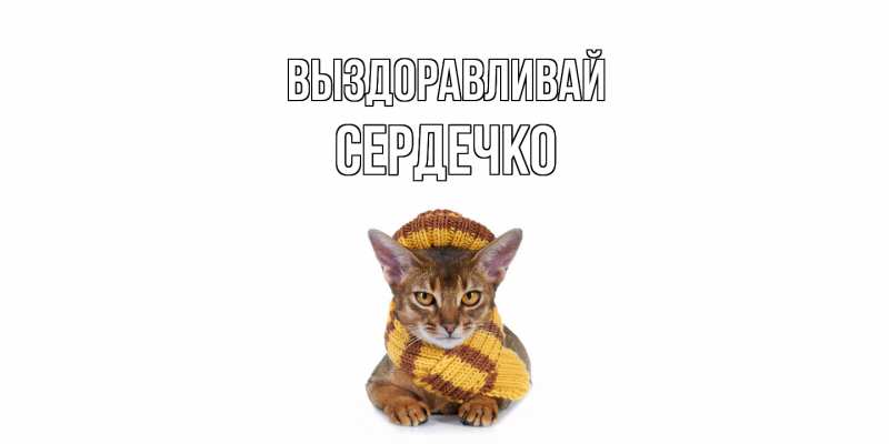 Картинка Выздоравливай, сердечко