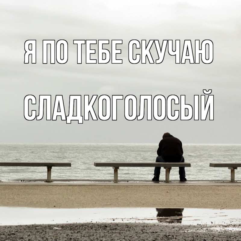 Картинка Я по тебе скучаю, Сладкоголосый