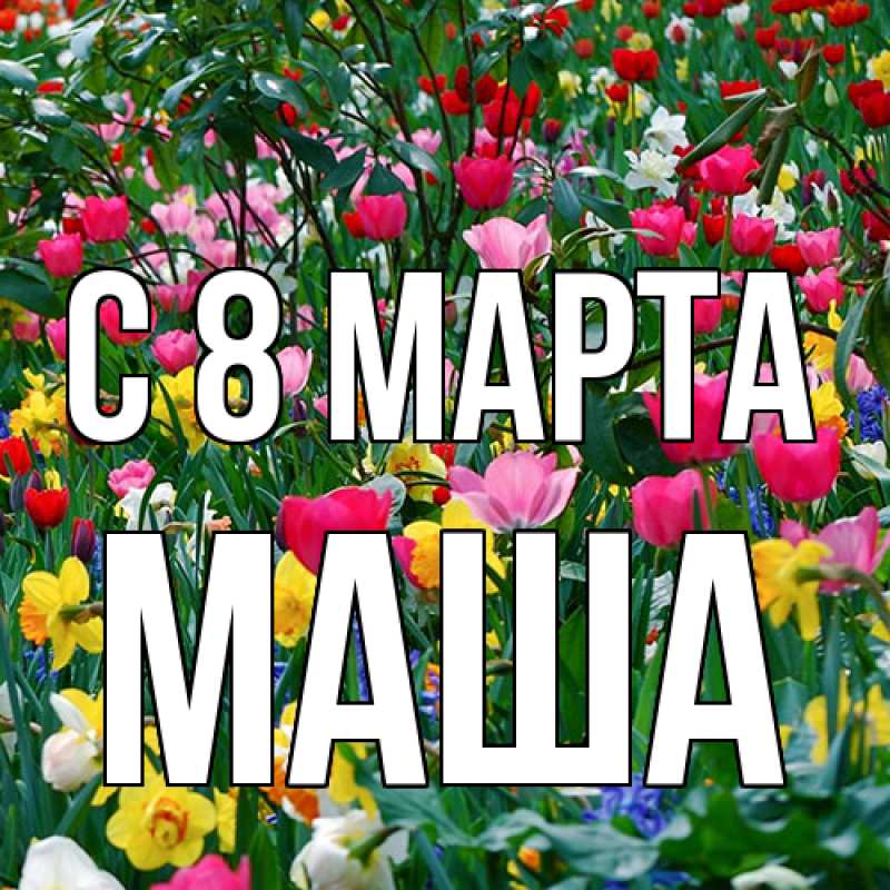 Картинка C 8 МАРТА, Маша
