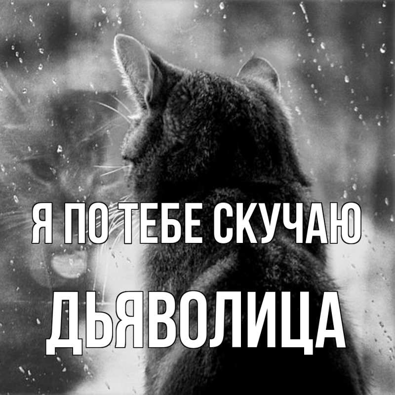 Картинка Я по тебе скучаю, Дьяволица