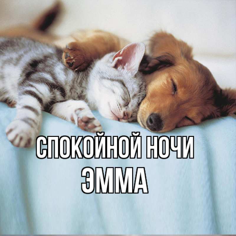 Картинка Спокойной ночи, Эмма