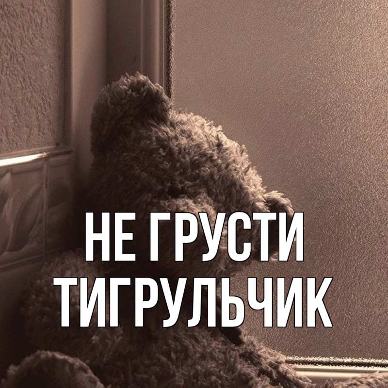 Картинка Не грусти, Тигpульчик