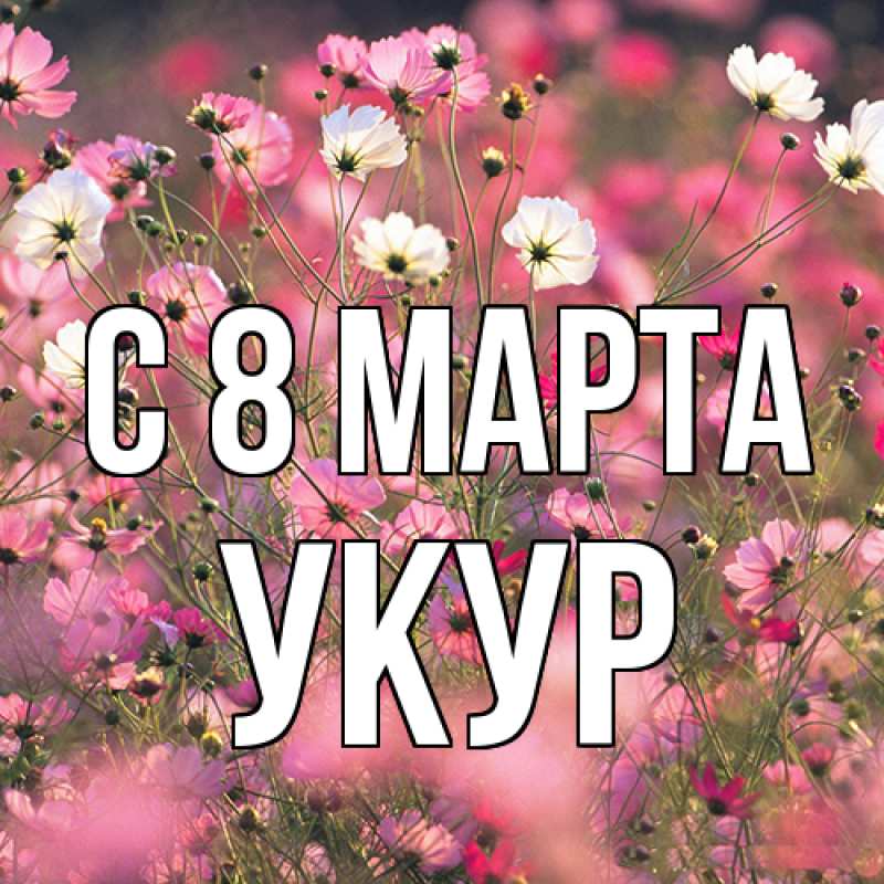 Картинка C 8 МАРТА, Укур