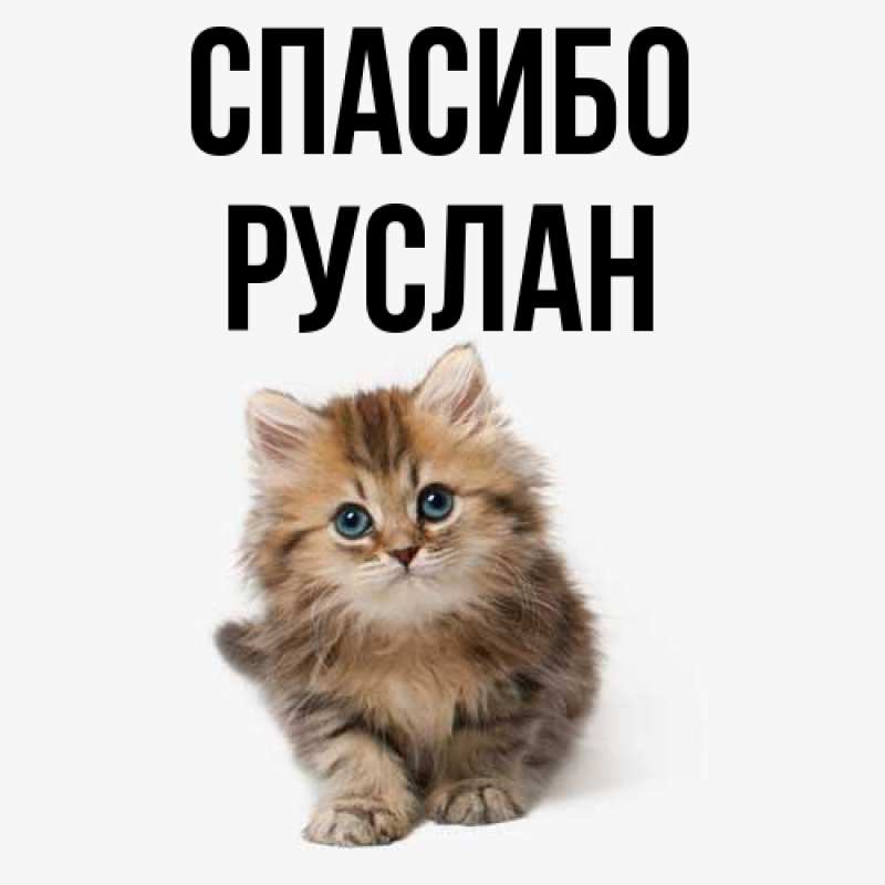 Картинка Спасибо, Руслан