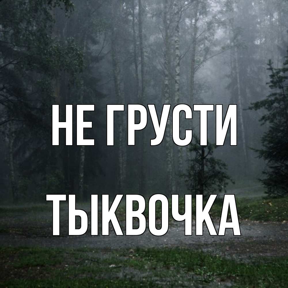 Открытка на каждый день с именем, тыквочка Не грусти осень Прикольная открытка с пожеланием онлайн скачать бесплатно 