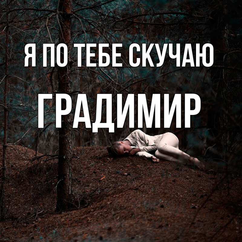 Картинка Я по тебе скучаю, Градимир